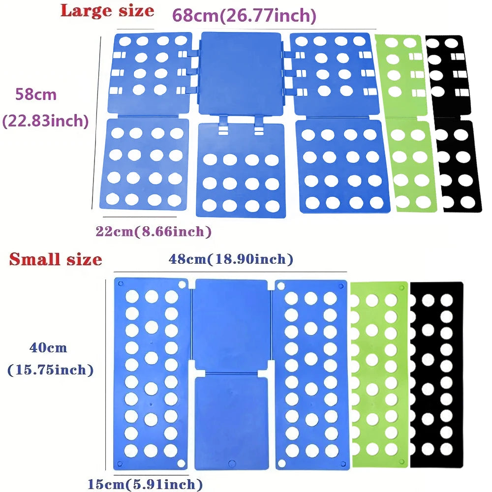 Tavola pieghevole per magliette in plastica, per adulti, in PP, perfetta per persone pigre, per piegare rapidamente i vestiti, per casa, viaggi, organizzatore di magliette